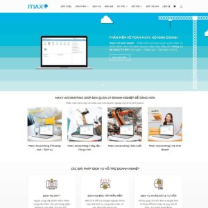 Mẫu website Doanh nghiệp Phần mềm 02