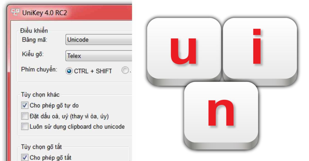 Tải Phần mềm Unikey Công cụ gõ Tiếng Việt hàng đầu 02