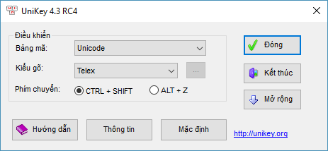 Tải Phần mềm Unikey Công cụ gõ Tiếng Việt hàng đầu 03