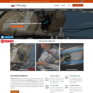 Website Dịch vụ hàn kính ô tô chuyên nghiệp 02