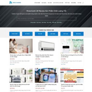 Mẫu Website review sản phẩm đánh giá sản phẩm tiếp thị 3